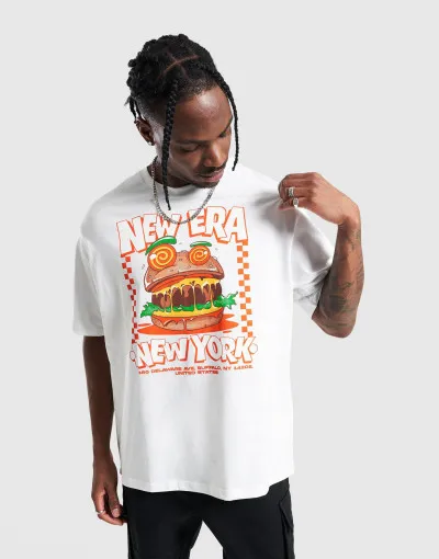 New Era Majica kratkih rukava Burger Food Graphic