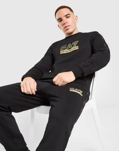 Emporio Armani Majica s kapuljačom EA7 Tape Overhead Hoodie