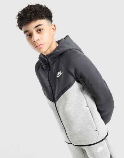 Nike Majica s kapuljačom B NSW TCH FLC MIX FZ za juniore