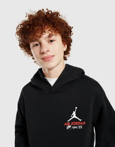 Jordan Majica dugih rukava JDB MJ QUALITY PRODUCTS HOODIE za juniore