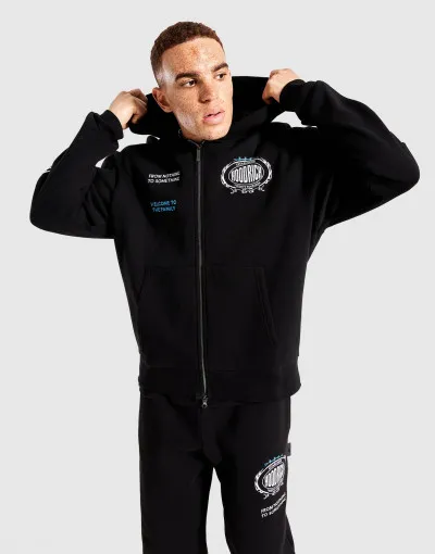 Hoodrich Majica dugih rukava HOODRICH Noir Oversized Zip Through Hood